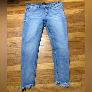 Buckle Light Blue Women's Skinny Jeans